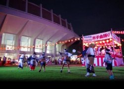米子盆踊り大会の様子
