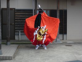 多加牟久神社獅子舞 vspace=